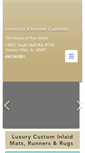Mobile Screenshot of coastalcustomcarpets.com