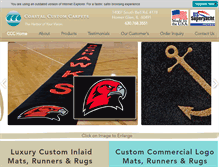 Tablet Screenshot of coastalcustomcarpets.com